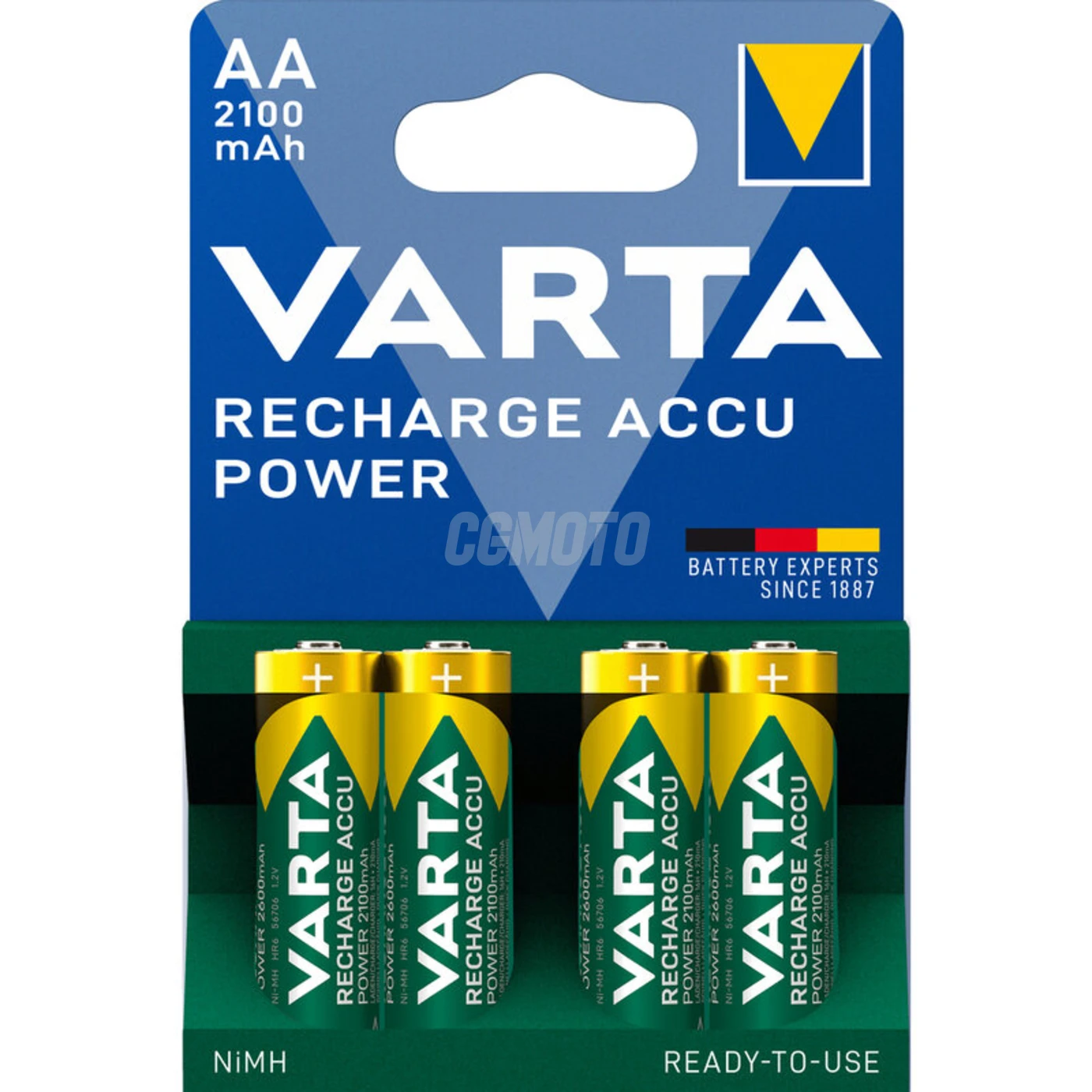 Varta Ready2Use LR6/AA Ni-MH 2100 mAh x 4 rechargeable batteries Varta Ready2Use LR6/AA Ni-MH 2100 mAh x 4 rechargeable batteries