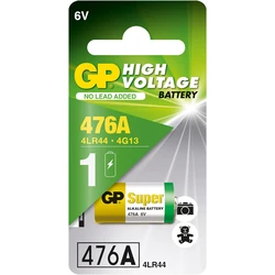 Alkaline battery 1 x GP 476A / 4LR44 / A544 / PX28A - 6V - GP Battery