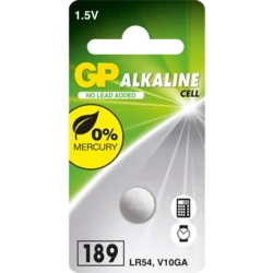 Alkaline button cell battery 1 x GP 189 / LR54 / V10GA - 1,5V - GP Battery