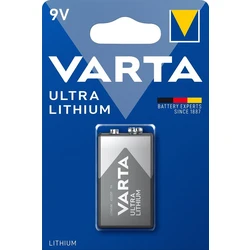 Varta lithium 9V x 1 battery (blister)