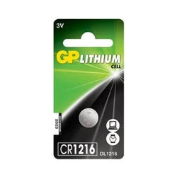 1 lithium button battery CR1216 3 V 