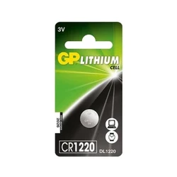 1 lithium button battery CR1220 3 V 