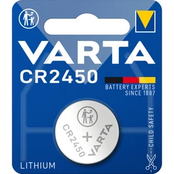 Varta CR2450 lithium x 1 battery (blister) Varta CR2450 lithium x 1 battery (blister)
