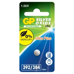 1 silver oxide button cell SR41 1,55 V Ultra Plus 1 silver oxide button cell SR41 1,55 V Ultra Plus