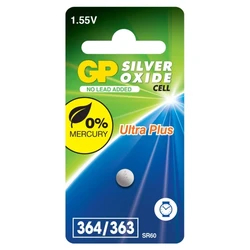 1 silver oxide button cell SR60 1,55 V Ultra Plus 