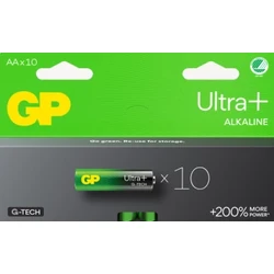10 alkaline batteries AA 1,5 V Ultra Plus 
