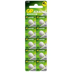 Alkaline button cell battery 10 x GP 189 / LR54 / V10GA - 1,5V - GP Battery