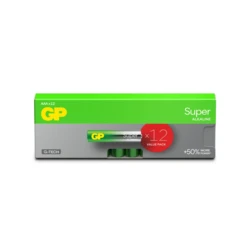Alkaline battery 12 x AAA / LR03 SUPER - 1,5V - GP Battery Alkaline battery 12 x AAA / LR03 SUPER - 1,5V - GP Battery