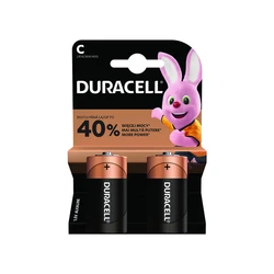 Duracell LR14 C x 2 alkaline batteries