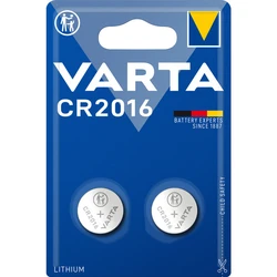 Varta CR2016 lithium x 2 batteries (blister) Varta CR2016 lithium x 2 batteries (blister)