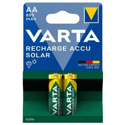 Varta SOLAR LR6/AA Ni-MH 800 mAh x 2 rechargeable batteries