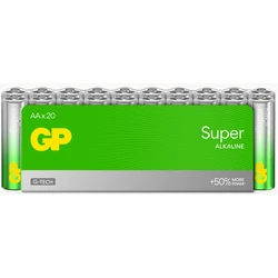 Alkaline battery 20 x AA / LR6 SUPER - 1,5V - GP Battery