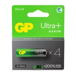 4 alkaline batteries AA 1,5 V Ultra Plus 