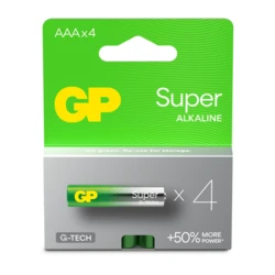 Alkaline battery 4 x AAA / LR03 - 1,5V - GP Battery Alkaline battery 4 x AAA / LR03 - 1,5V - GP Battery