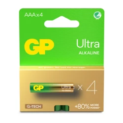 4 alkaline batteries AAA 1,5 V Ultra 4 alkaline batteries AAA 1,5 V Ultra