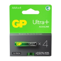 4 alkaline batteries AAA 1,5 V Ultra Plus 