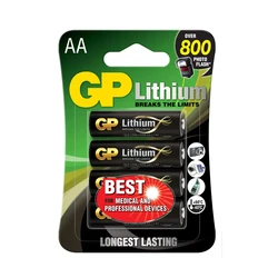 4 lithium batteries AA 1,5 V 