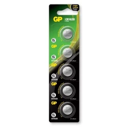 5 lithium button batteries CR1620 3 V 5 lithium button batteries CR1620 3 V