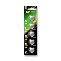 5 lithium button batteries CR2032 3 V 