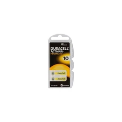 Duracell ActivAir 10 MF for hearing aids x 6 batteries Duracell ActivAir 10 MF for hearing aids x 6 batteries