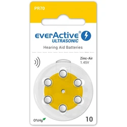 everActive ULTRASONIC 10 for hearing aids x 6 batteries everActive ULTRASONIC 10 for hearing aids x 6 batteries