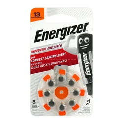 Energizer 13 for hearing aids x 8 batteries Energizer 13 for hearing aids x 8 batteries