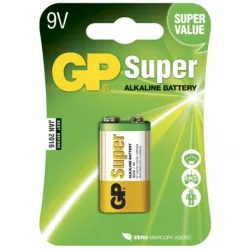 Alkaline battery 9V / 6LR61 - GP Battery Alkaline battery 9V / 6LR61 - GP Battery