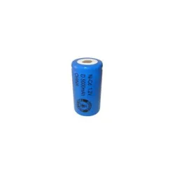 NiCD battery D 5000 mAh flat head - 1,2V - Evergreen NiCD battery D 5000 mAh flat head - 1,2V - Evergreen