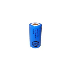 NiCD battery Sub C 1300 mAh flat head - 1,2V - Evergreen