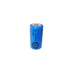 NiCD battery Sub C 1500 mAh flat head - 1,2V - Evergreen NiCD battery Sub C 1500 mAh flat head - 1,2V - Evergreen
