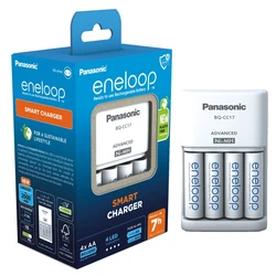Panasonic Eneloop BQ-CC17 rechargeable battery charger Ni-MH + 4 rechargeable batteries LR6/AA Eneloop 2000mAh