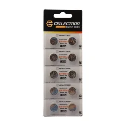 SR1154 10 Silver Oxide battery SR1154 / SR44 / 357 1,55V Cellectron SR1154 10 Silver Oxide battery SR1154 / SR44 / 357 1,55V Cellectron