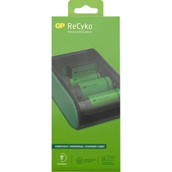 Universal charger GP B631 Recharge : AA / AAA / C / D / 9V NiMH - batteries not included